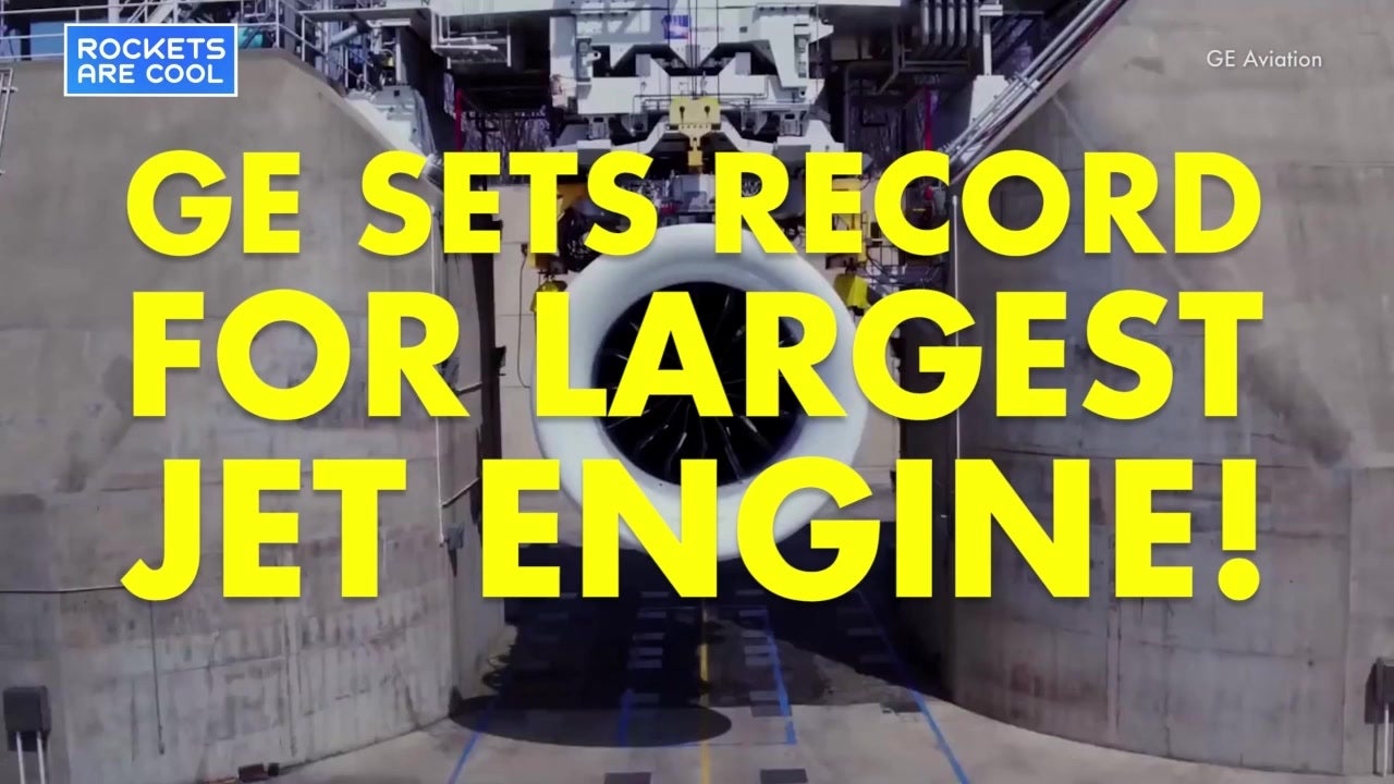 GE’s Big New Jet Engine Sets Record