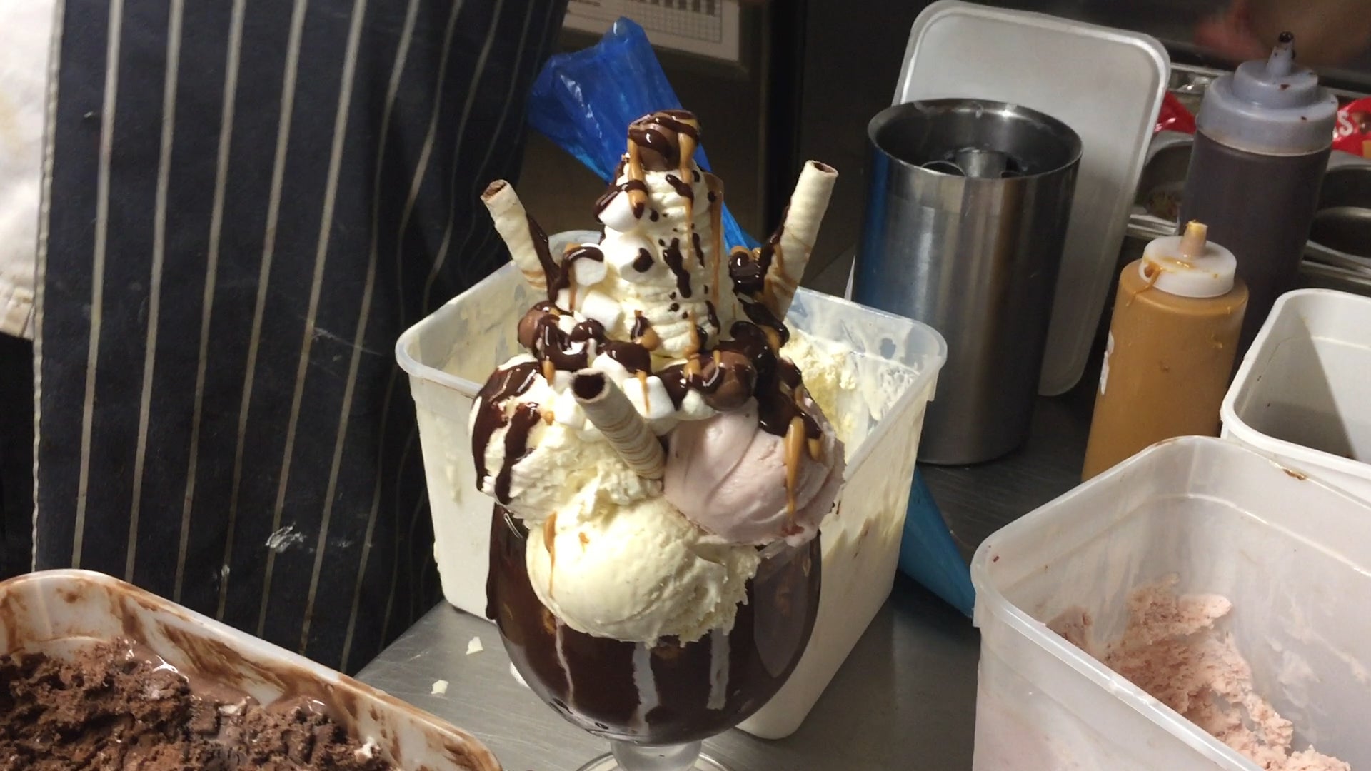 Giant Dessert In Cambridge, England