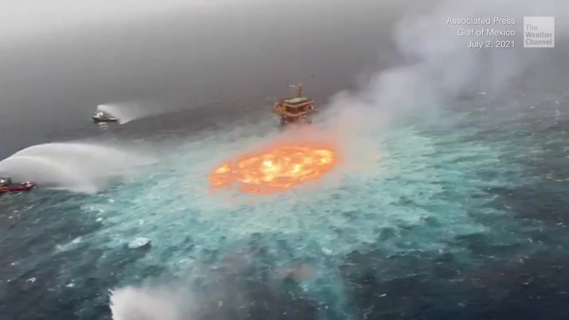 Gulf of Mexico Catches on Fire