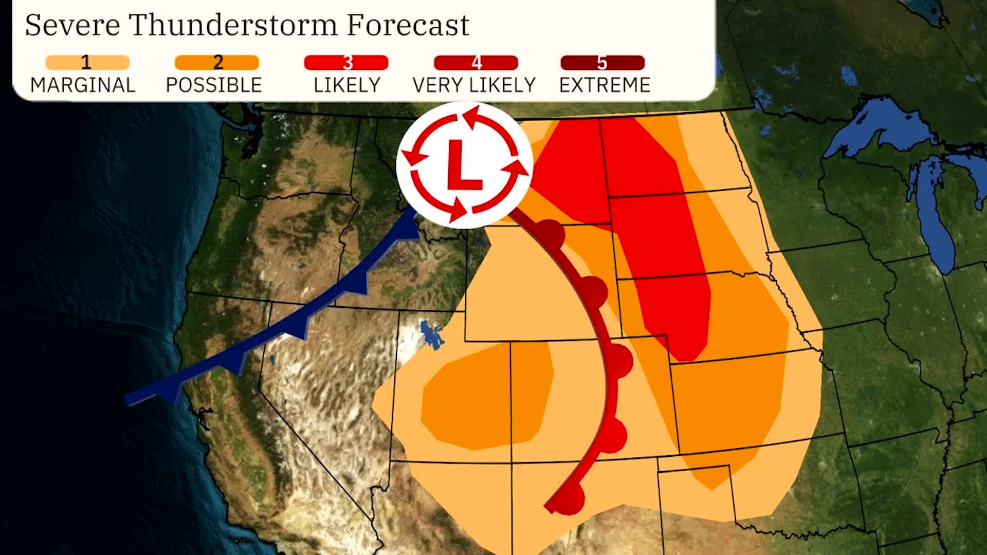 Gusts To 80 MPH, Tennis Ball Size Hail & Tornadoes Possible