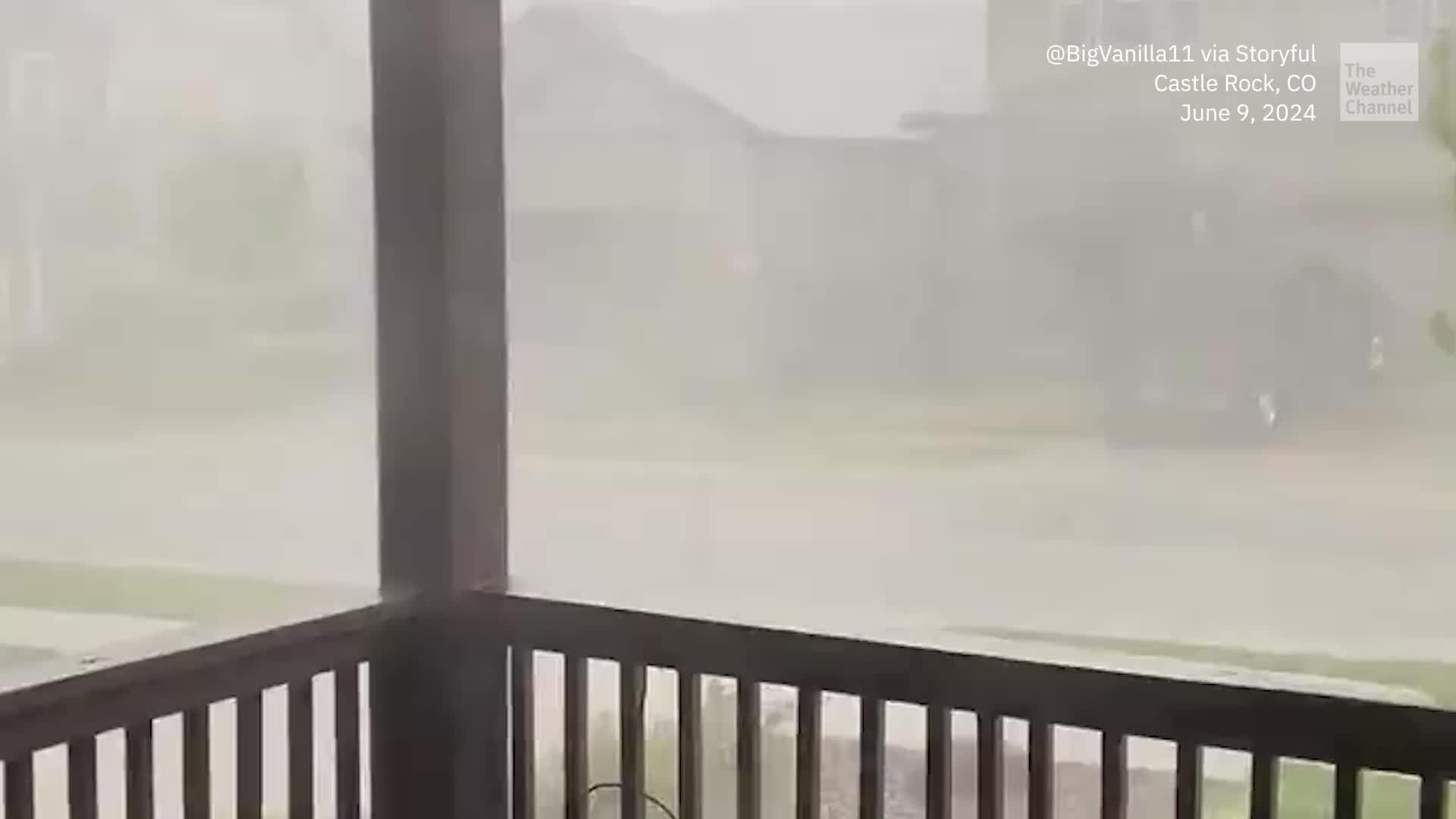 Hail, Rain And Flooding Strike Central Colorado; More Ahead