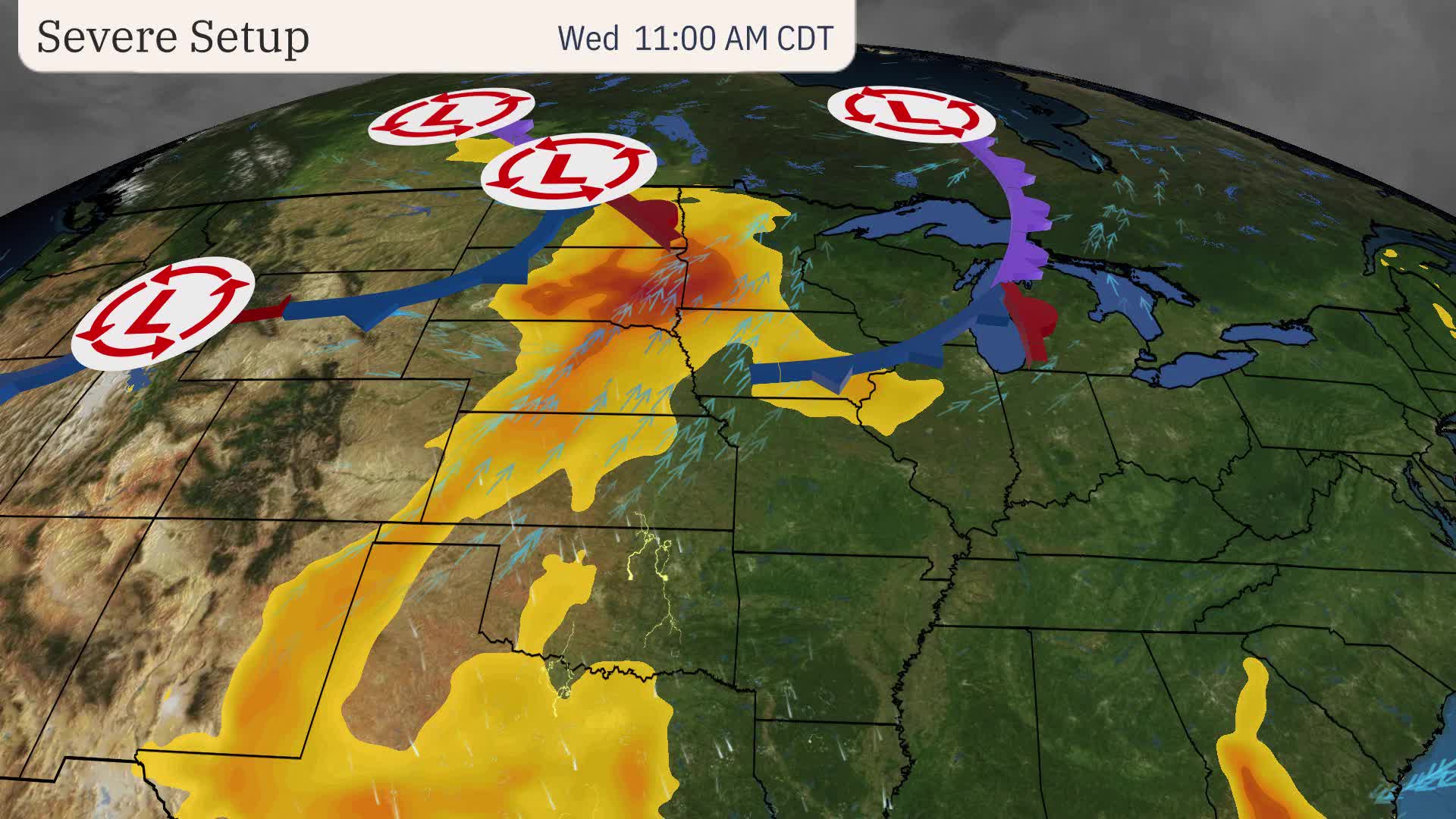 Hail, Wind Threats Ahead For Midwest, Plains And Northeast
