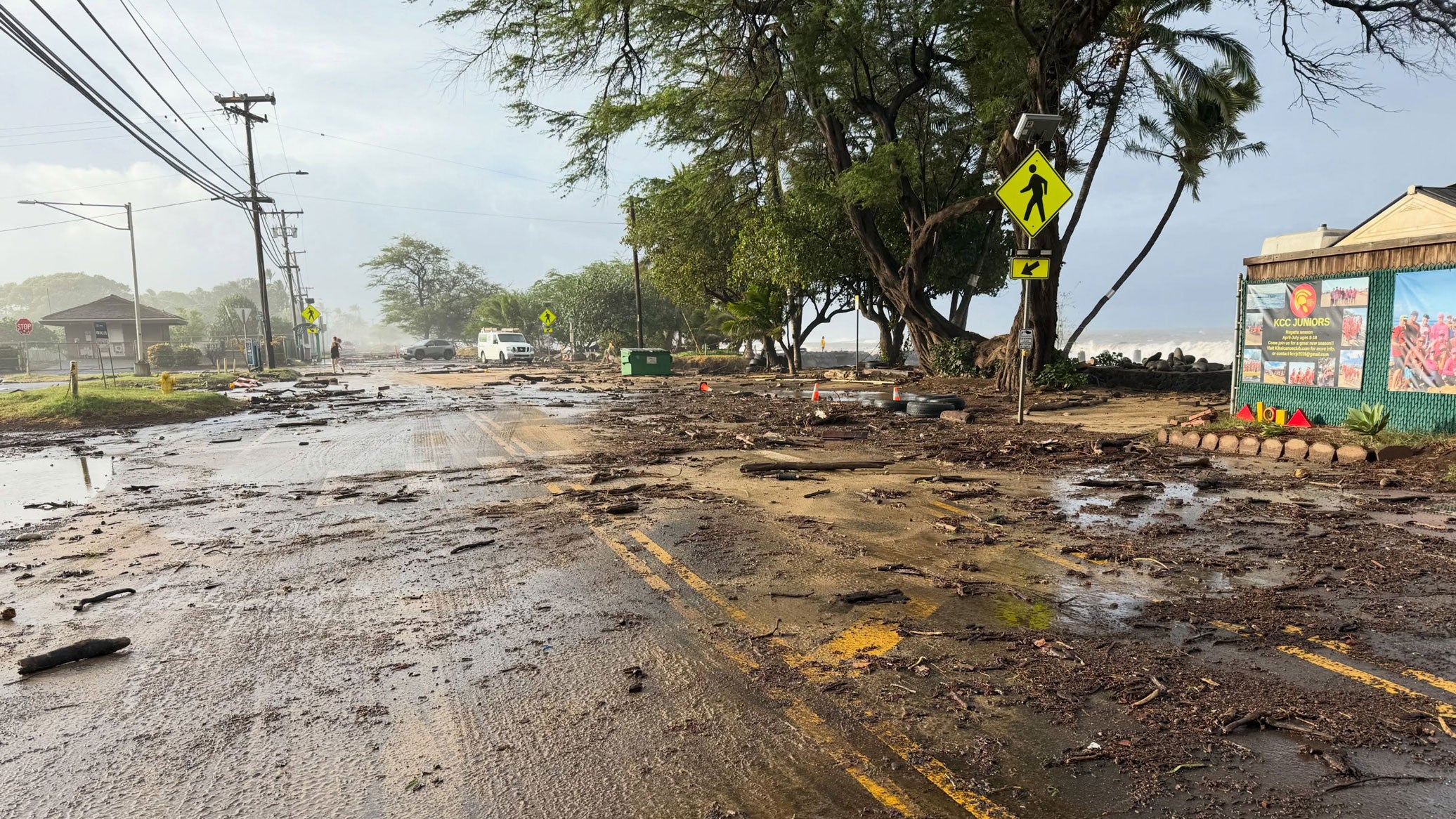 Damages from Hurricane Lowell in Maui on Tuesday, Sept. 8, 2026.