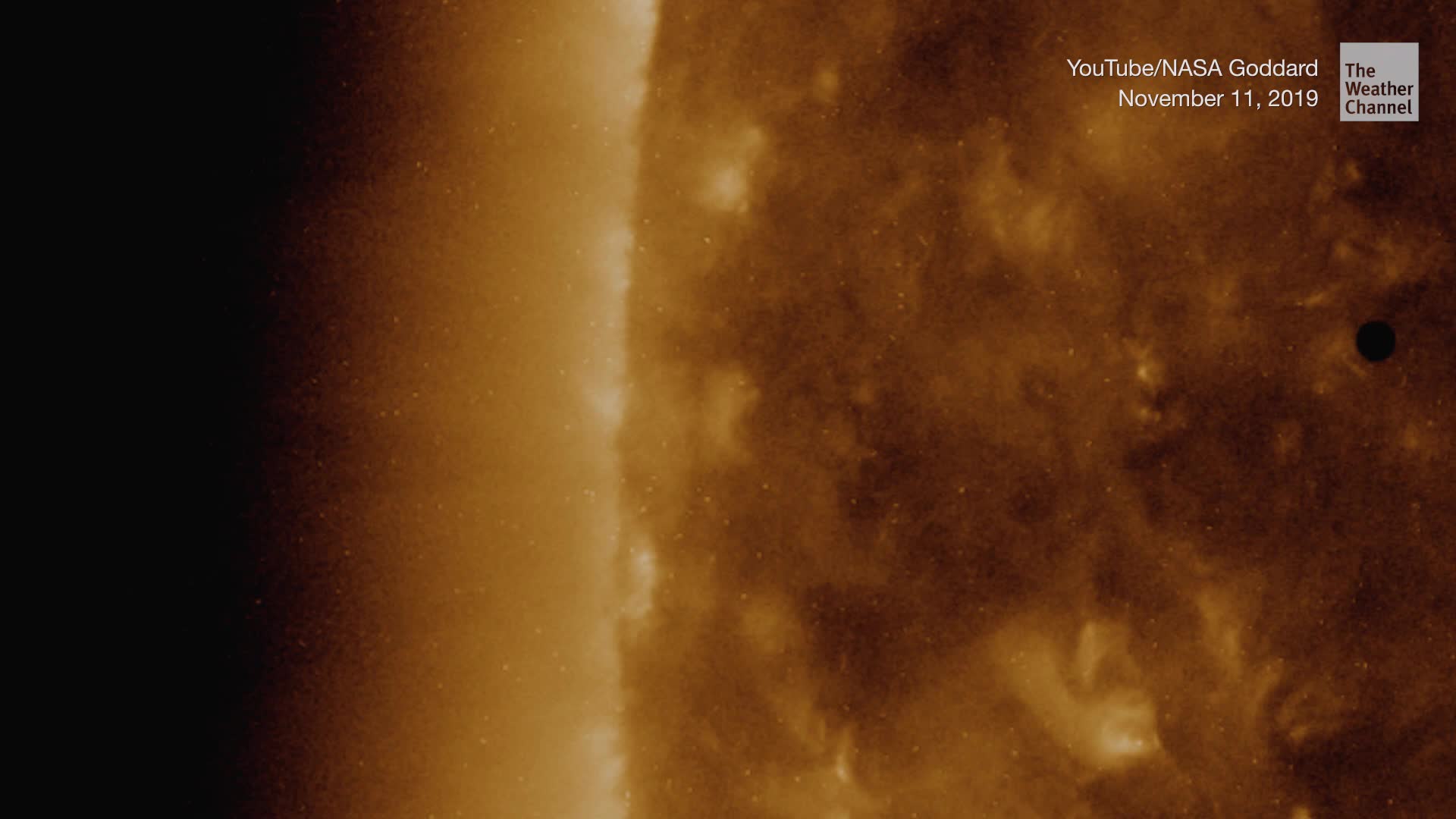 HD Video Captures Rare Mercury Transit
