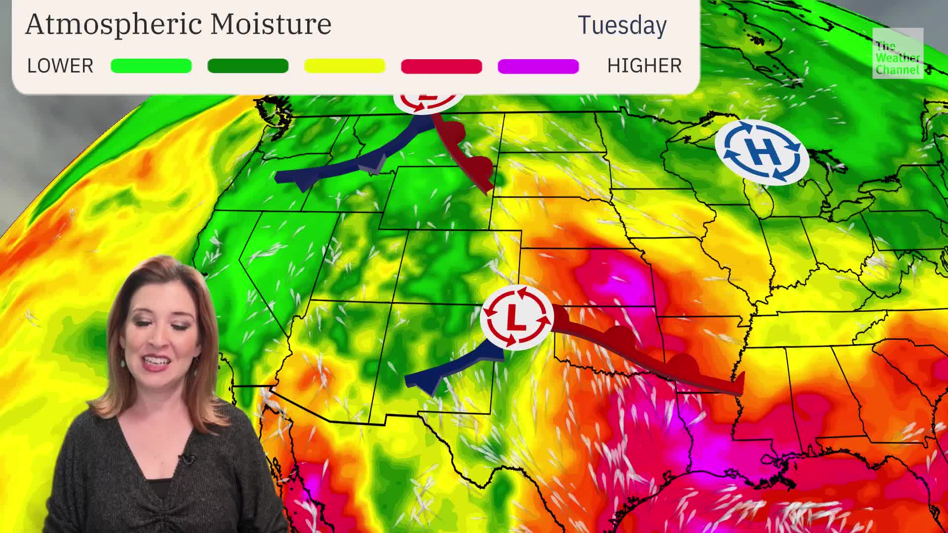 Heavy Rain, Severe Storms Target Central US This Week