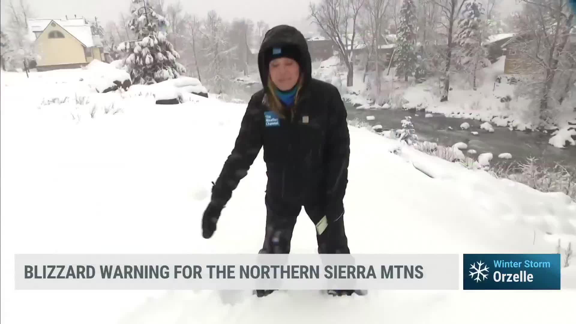 Heavy Snow Continues In The Sierra