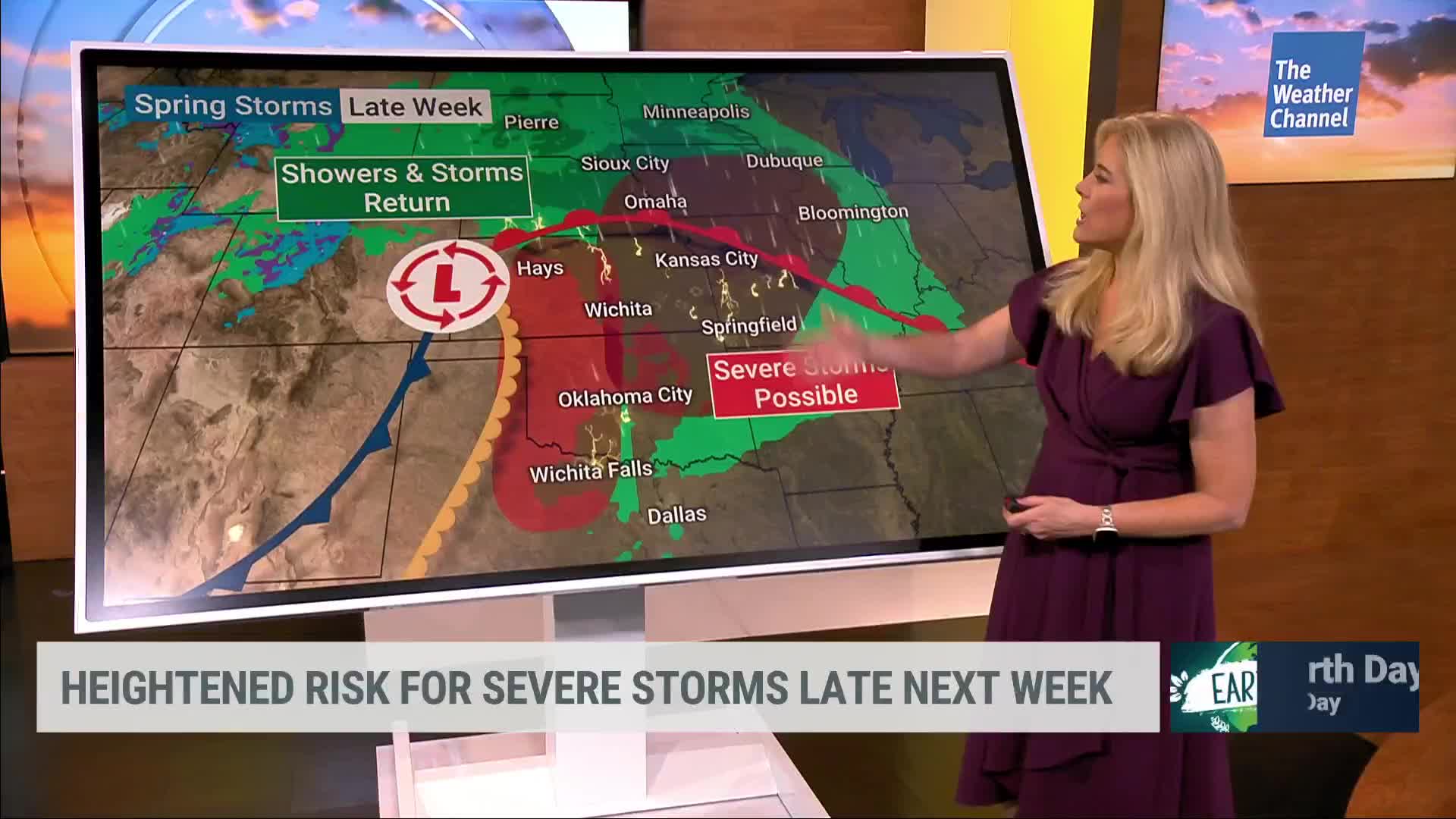 High Risk For Severe Storms Late In Coming Week