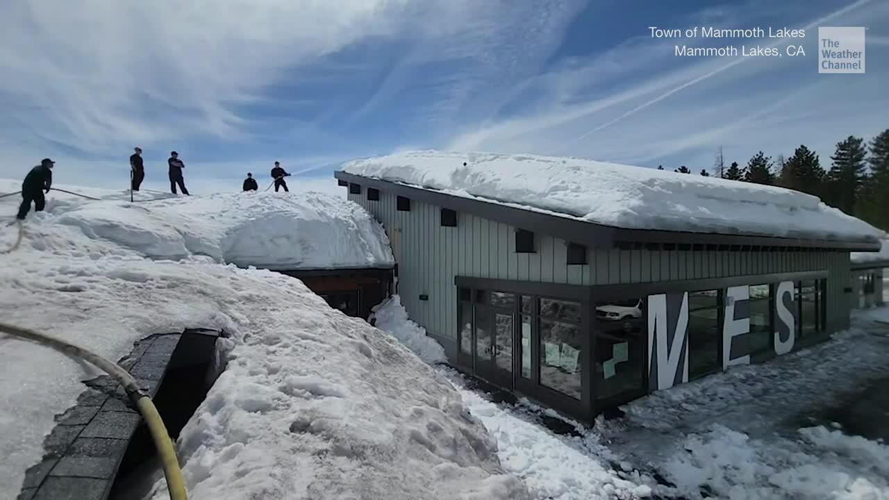 Homes Exploding, Collapsing Under Unmelted Snow In California Town