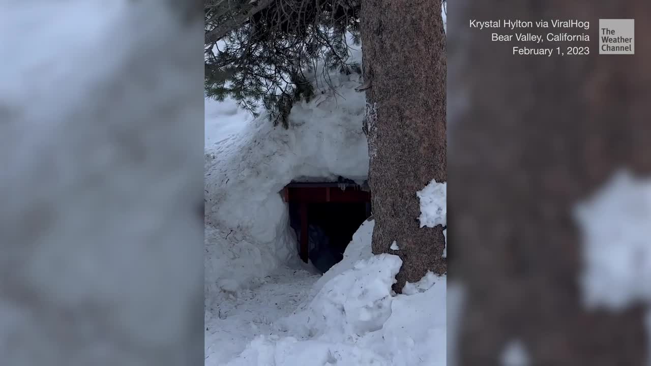 How To Get Inside A House Completely Buried In Snow