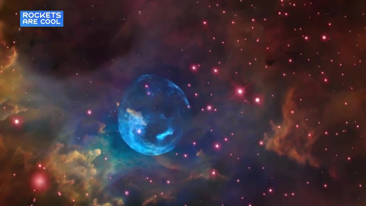Hubble Sees Giant Bubble in Space