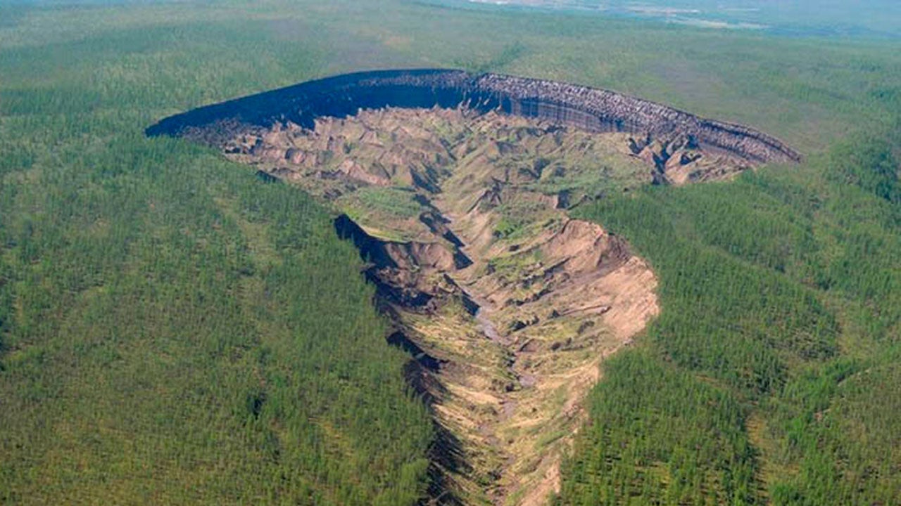 Huge Siberian Crater Keeps Growing