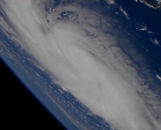 Hurricane Dorian Seen from International Space Station