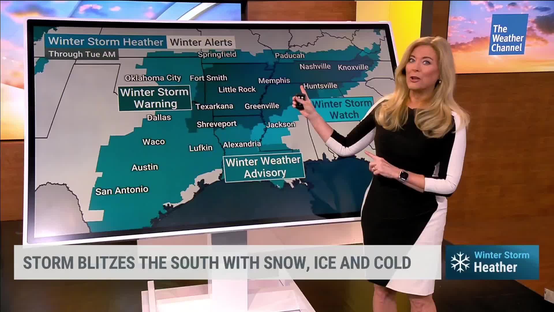 Ice And Snow For Areas Of The South