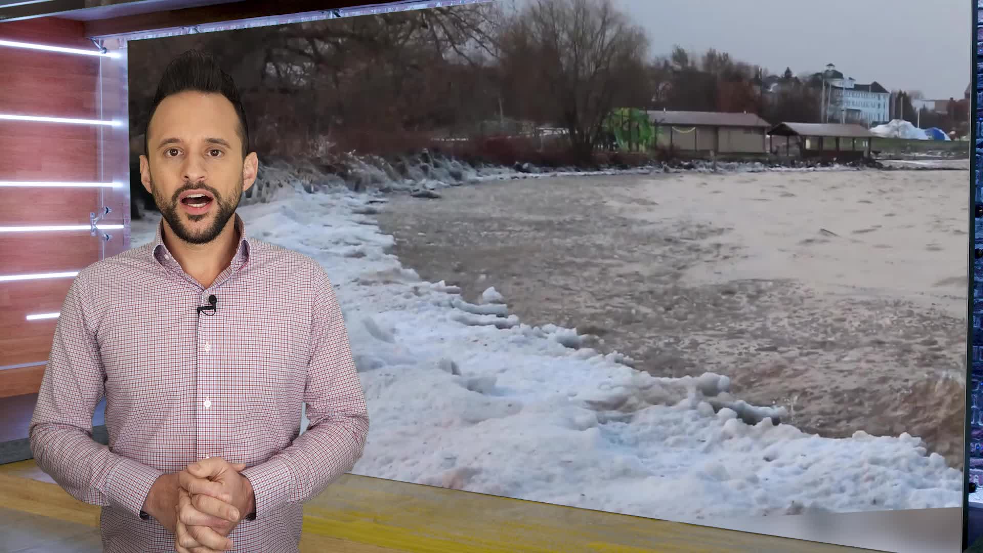Ice Balls Form On Lake Superior