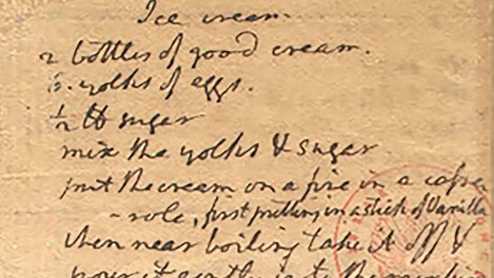Beat the heat With Thomas Jefferson's vanilla ice cream