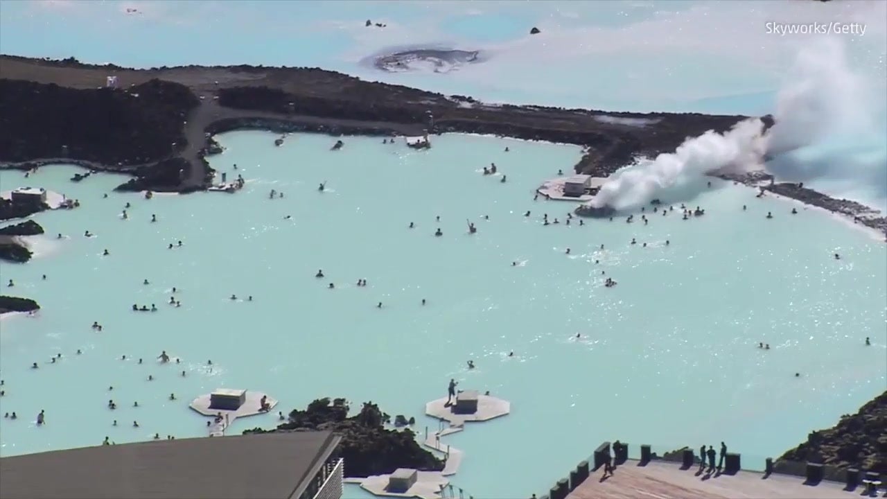 Iceland's Best Known Hot Spring In A Lava Field