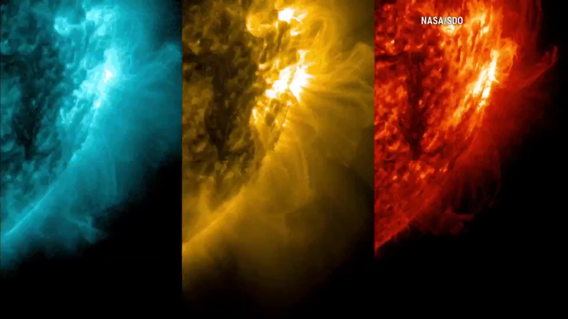 Images Of Strong Solar Flare Captured By NASA