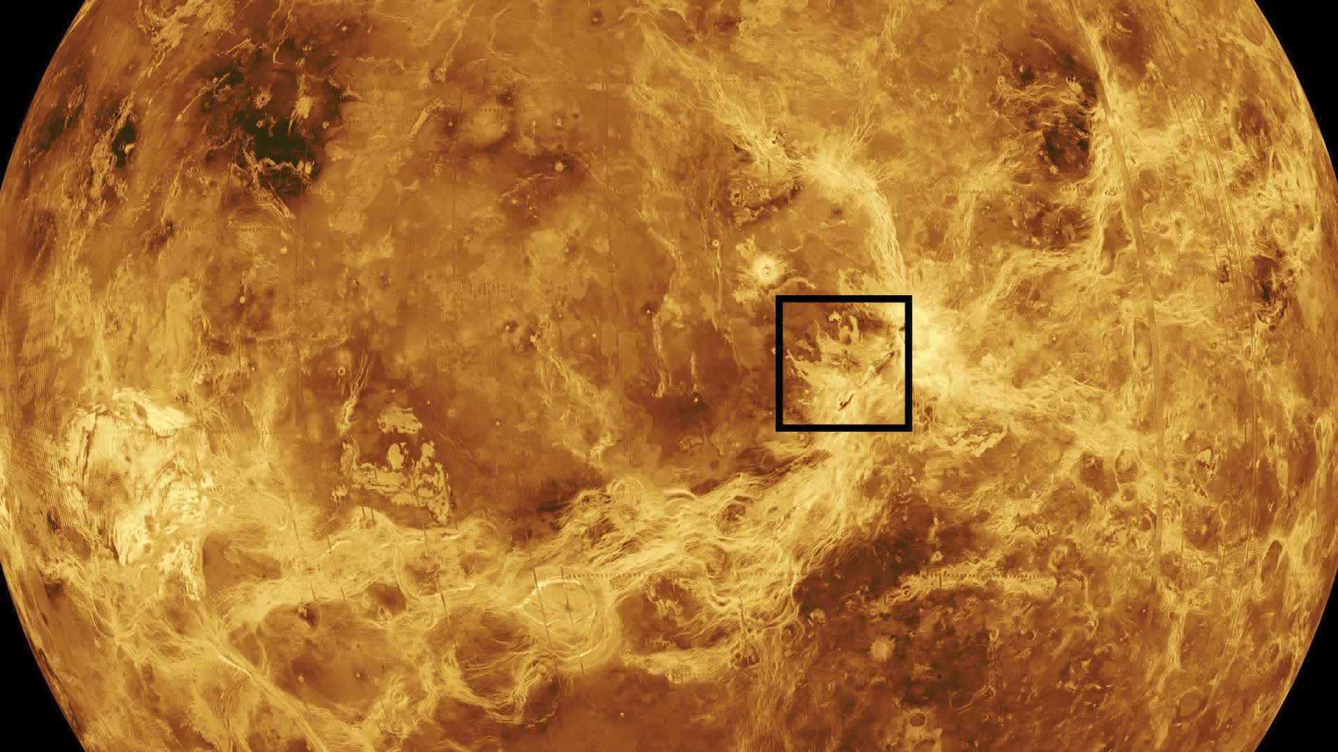 Images Reveal Volcanic Activity On Venus