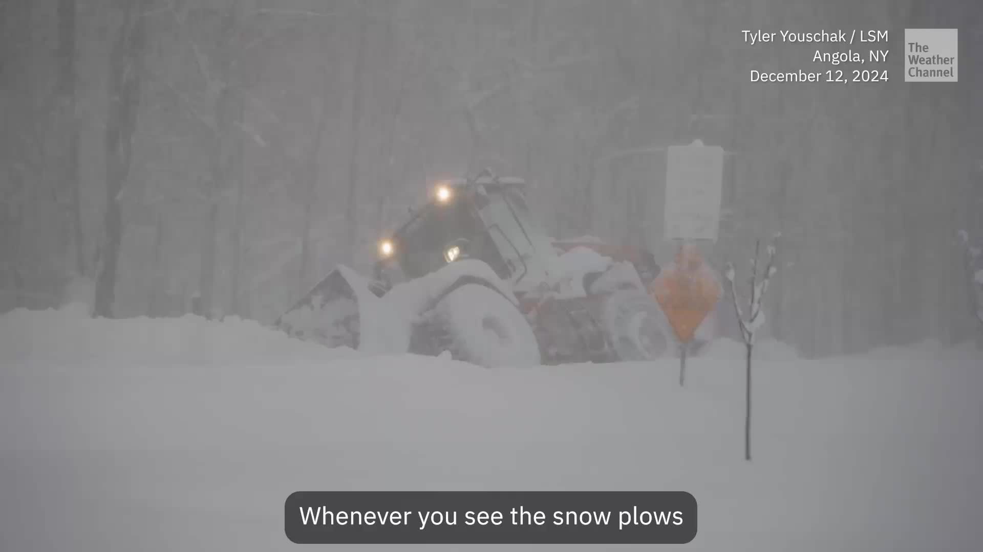 Intense Lake-Effect Snow Strands Cars In Western New York