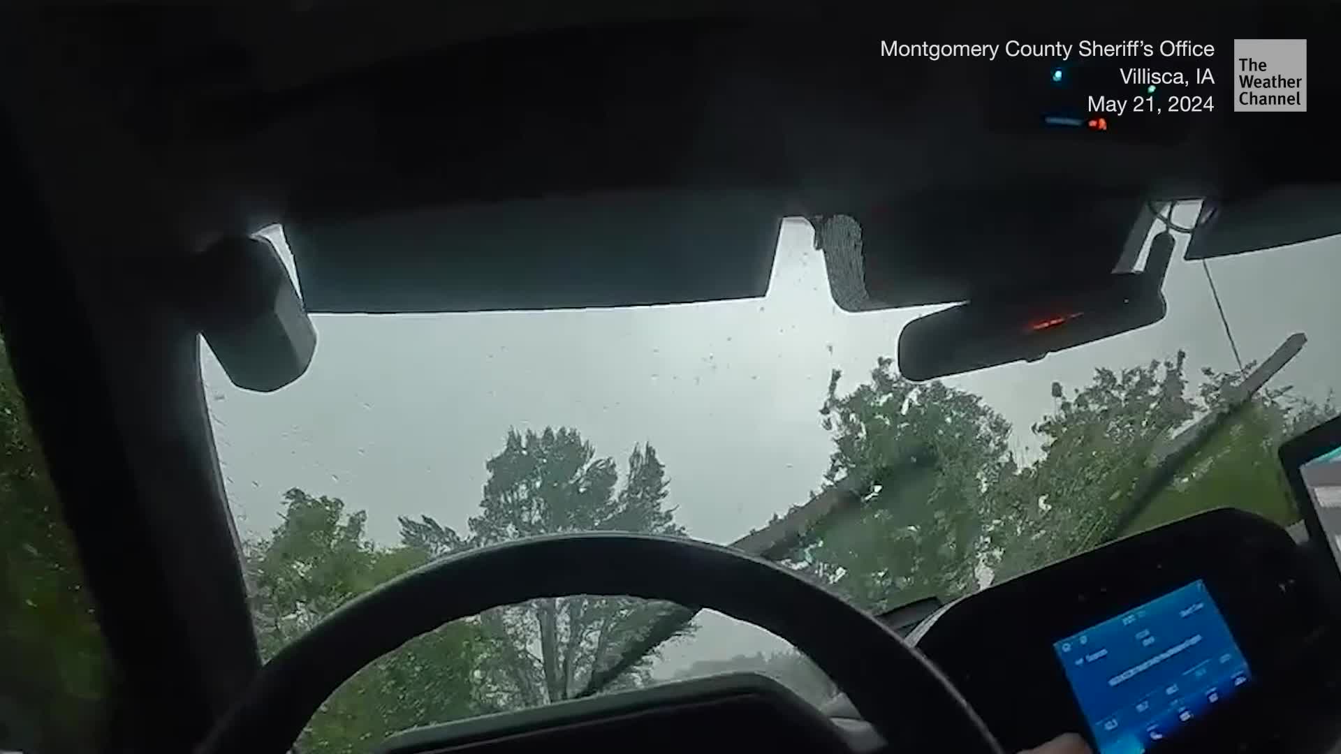 Iowa Officer Rescues Campers, Becomes Trapped By Tornado