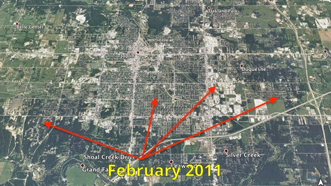 Joplin tornado damage
