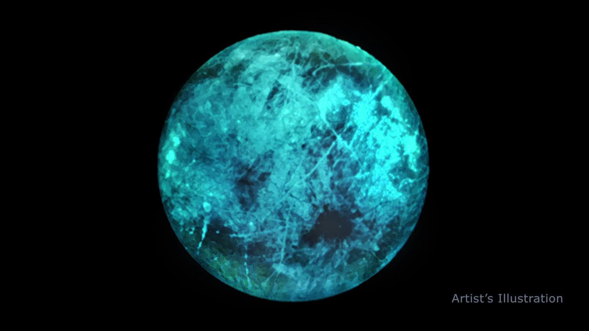 Jupiter Moon May Glow in the Dark