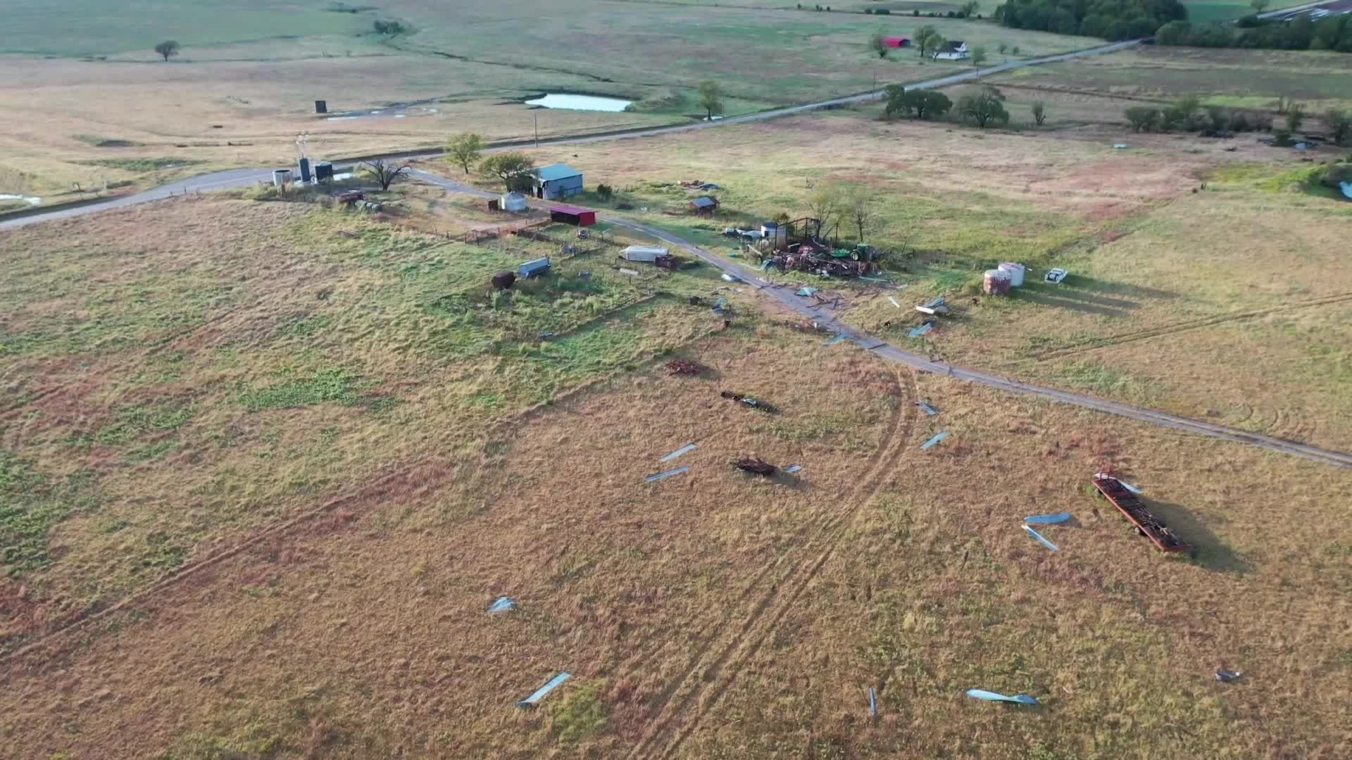 Kansas, Oklahoma Storms Leave Trail Of Debris, One Dead