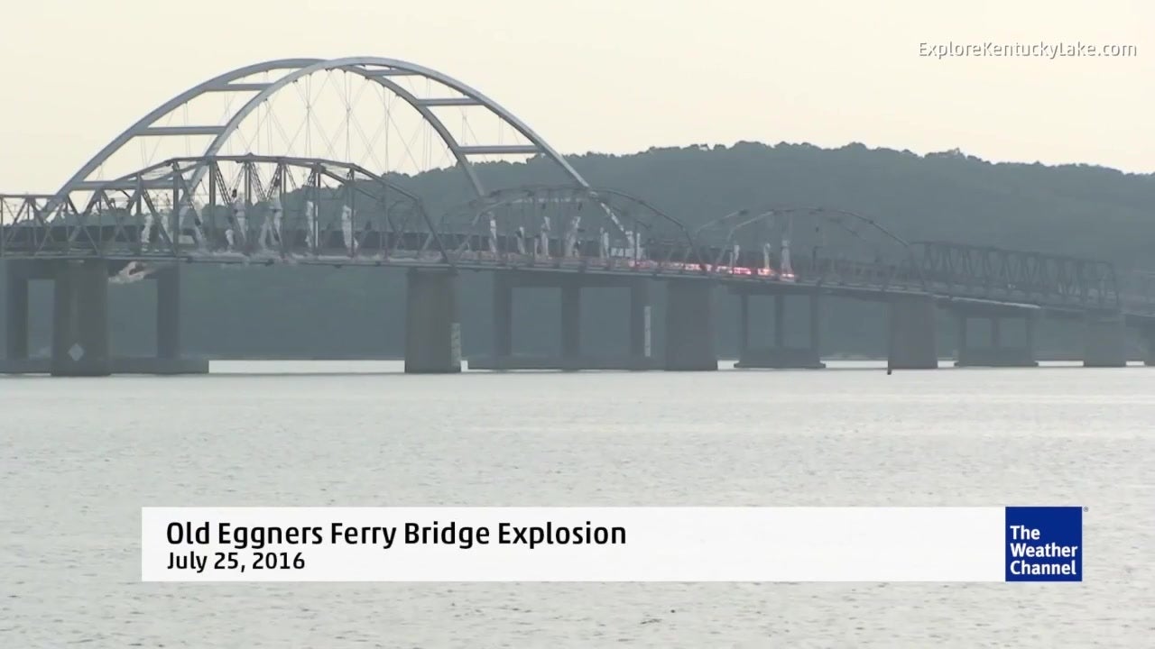 Kentucky Bridge Falls in Demolition