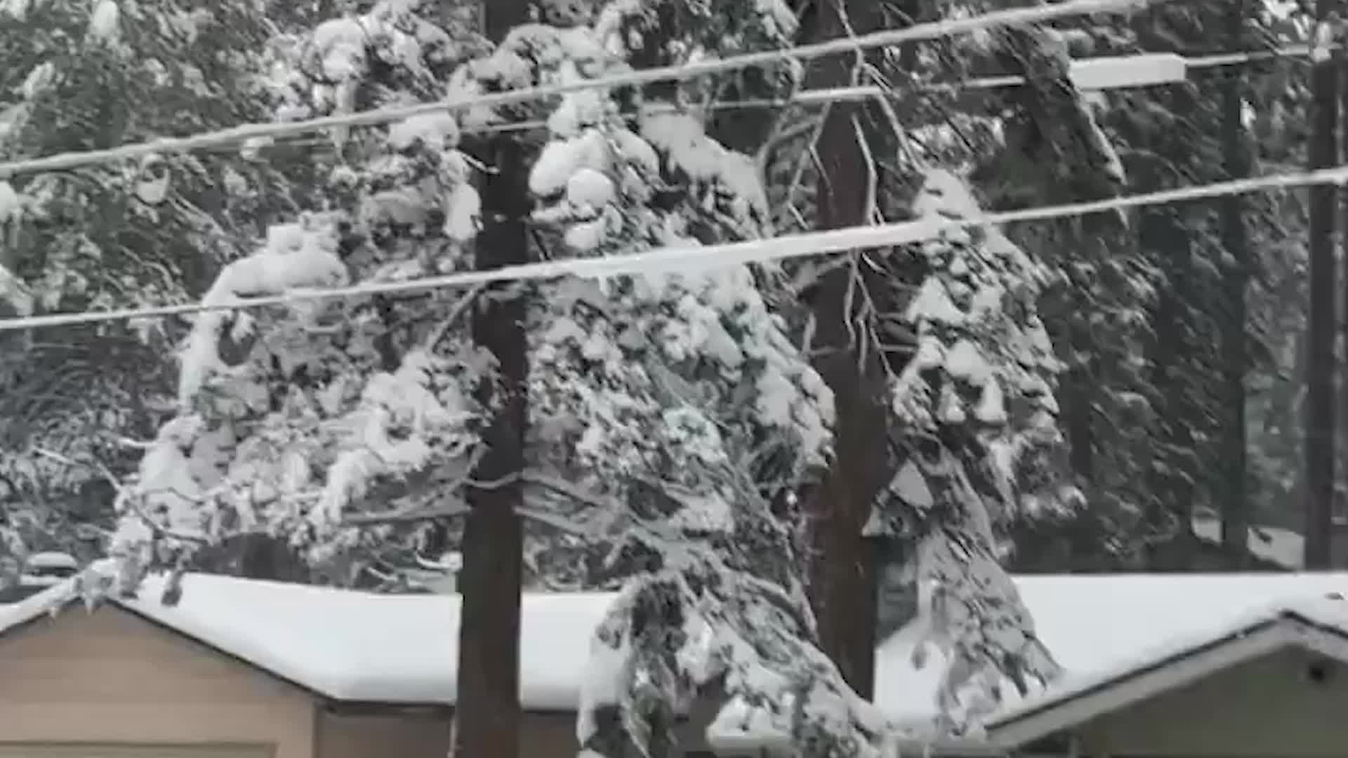 Lake Tahoe Disappears In Seconds Amid Blowing Snow