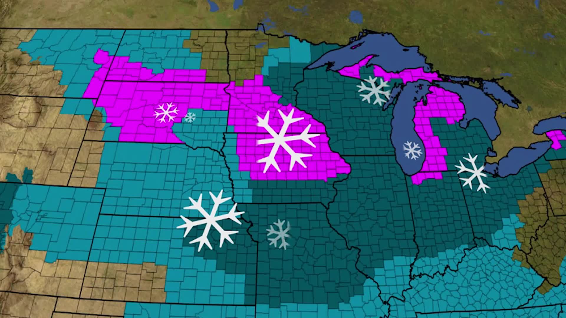 Latest Midwest Forecast For Winter Storm Elliott