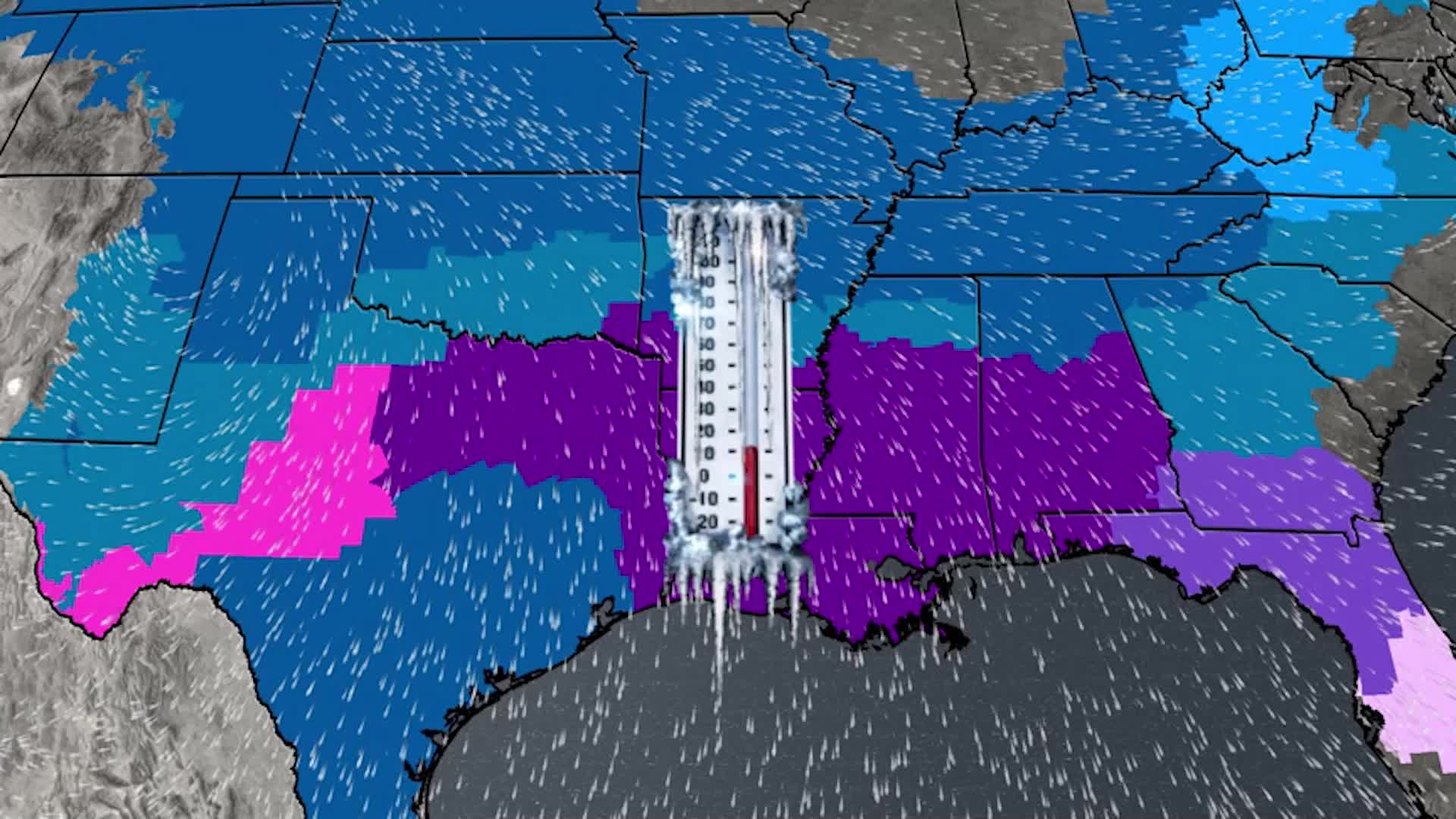 Latest South Forecast For Winter Storm Elliott