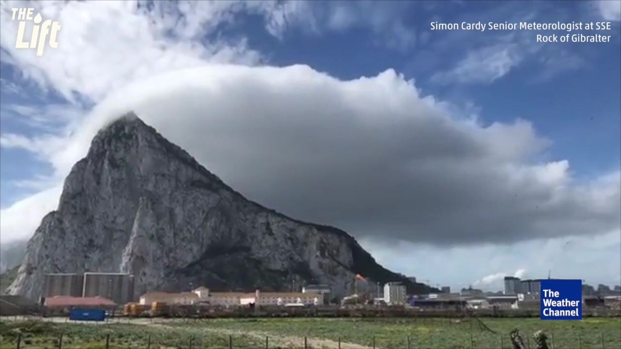 Levanter Cloud Spotted at Rock of Gibraltar