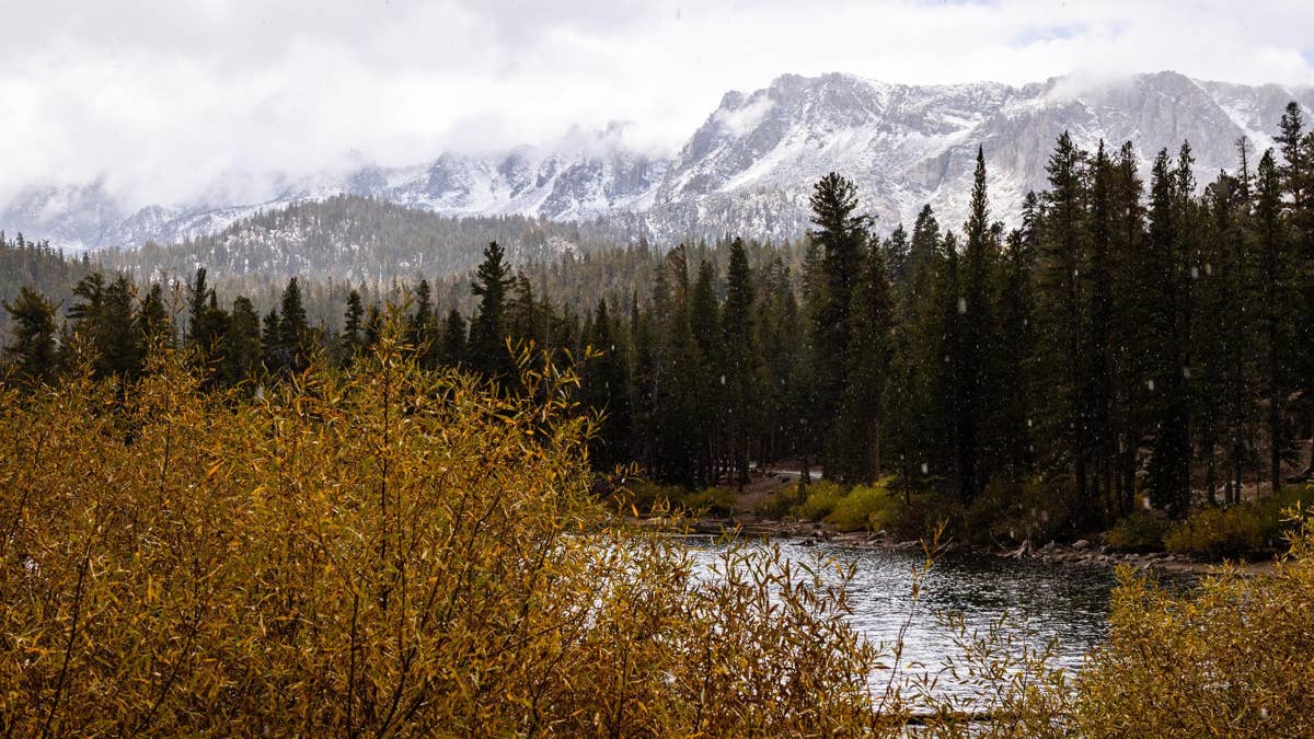 Mammoth's first snow of the season surprises locals