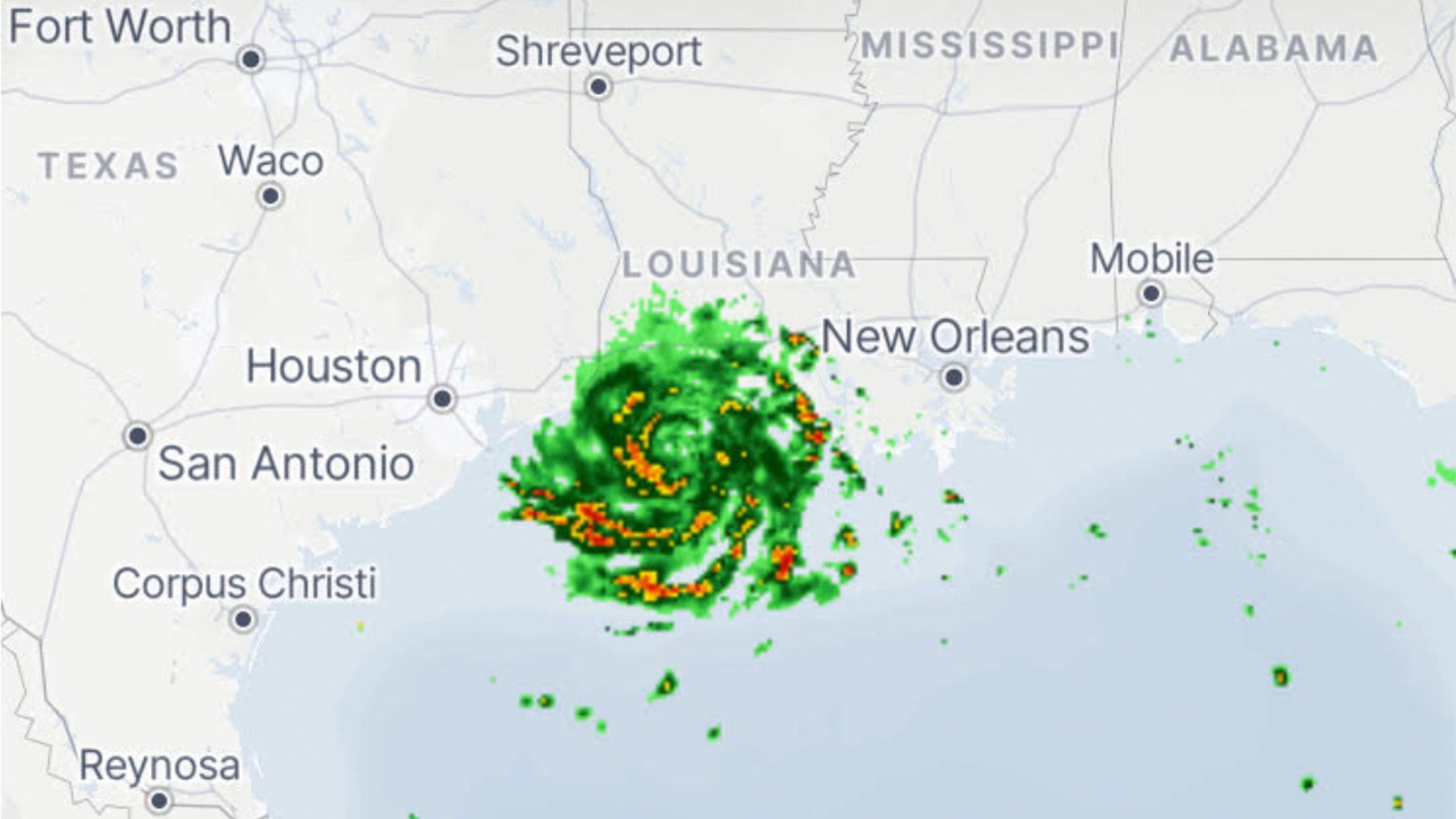Radar of Edouard
