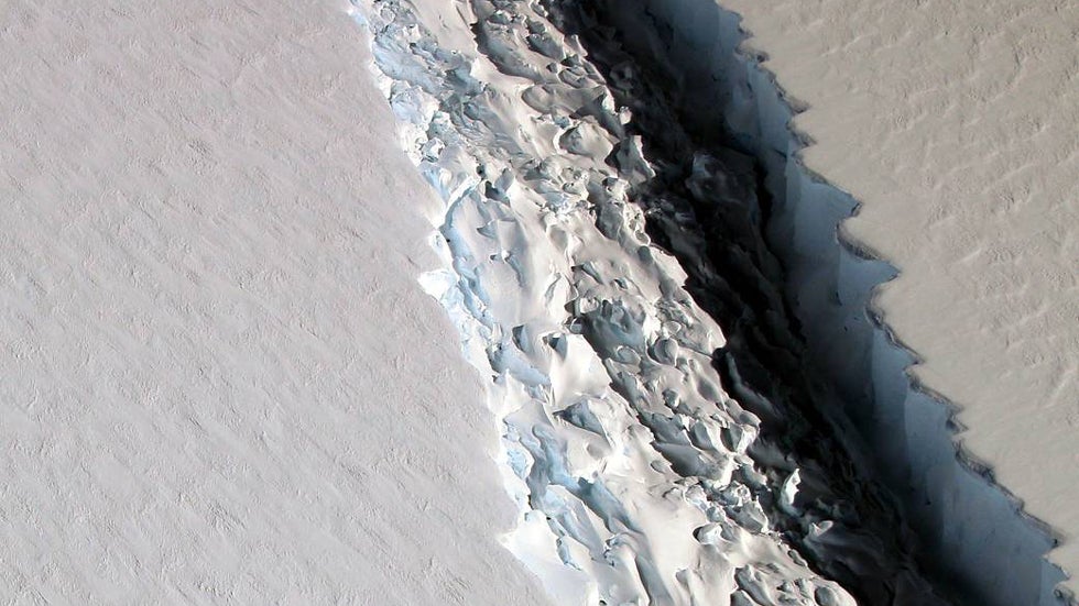 Massive Berg Separates From Antarctica
