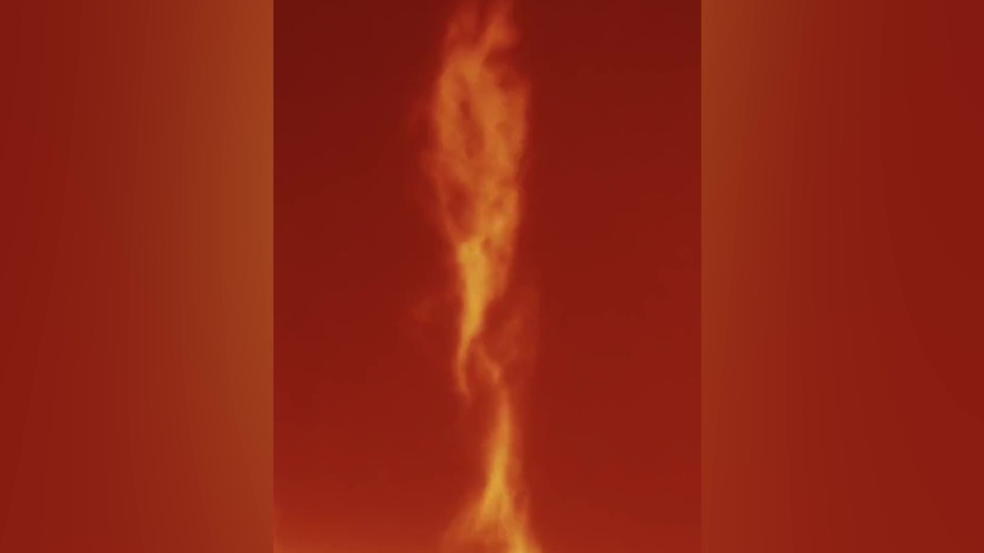 Massive Fire Whirl Rises From Sun's Surface