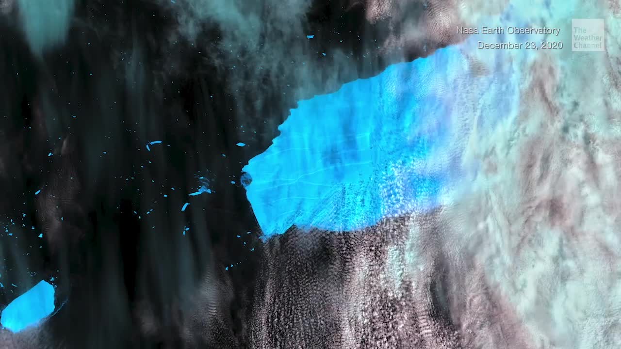 Massive Iceberg That Threatened South Georgia Island Breaks Into Four Pieces