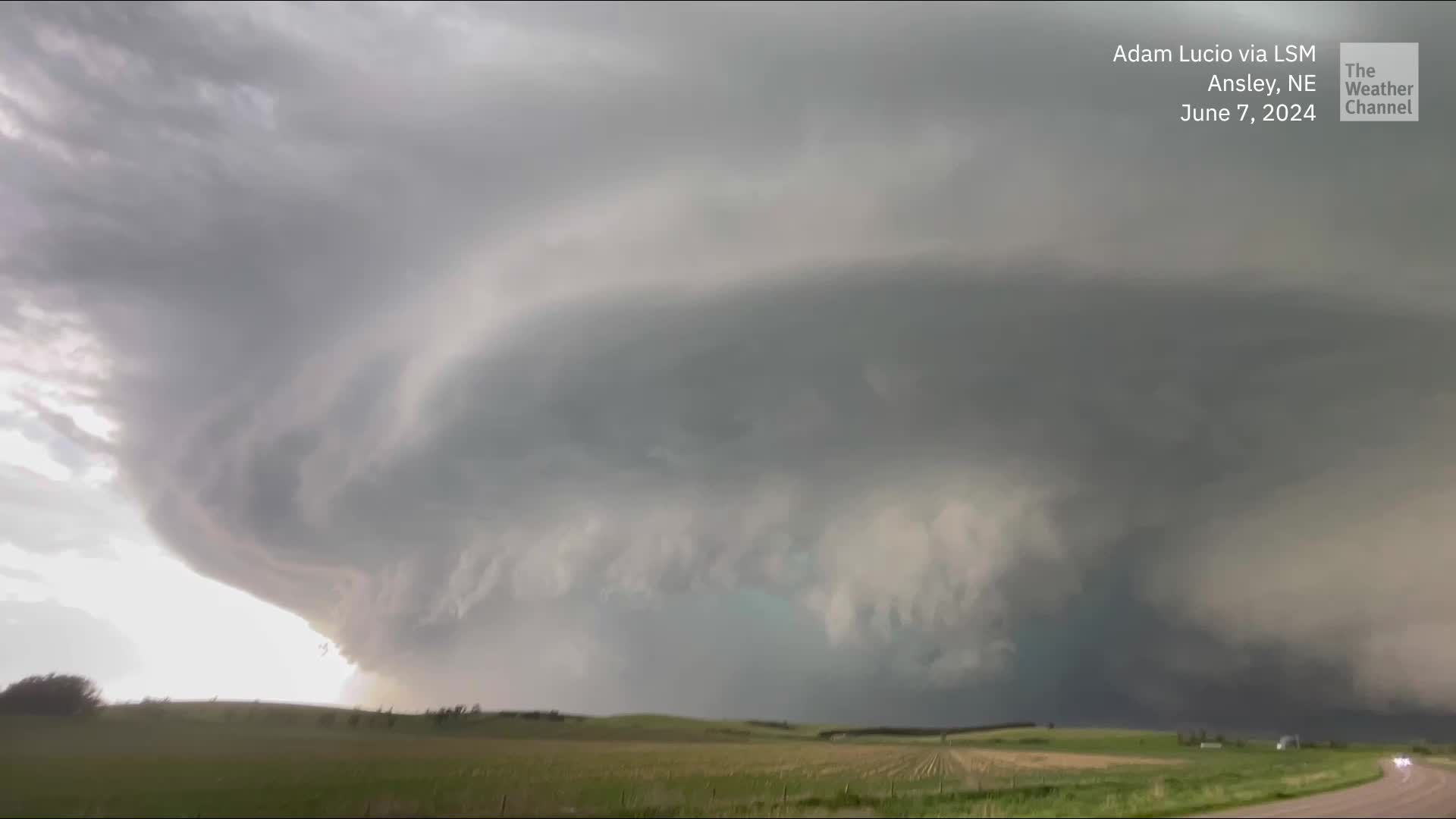 Massive Supercell Storm Ravages Central Nebraska