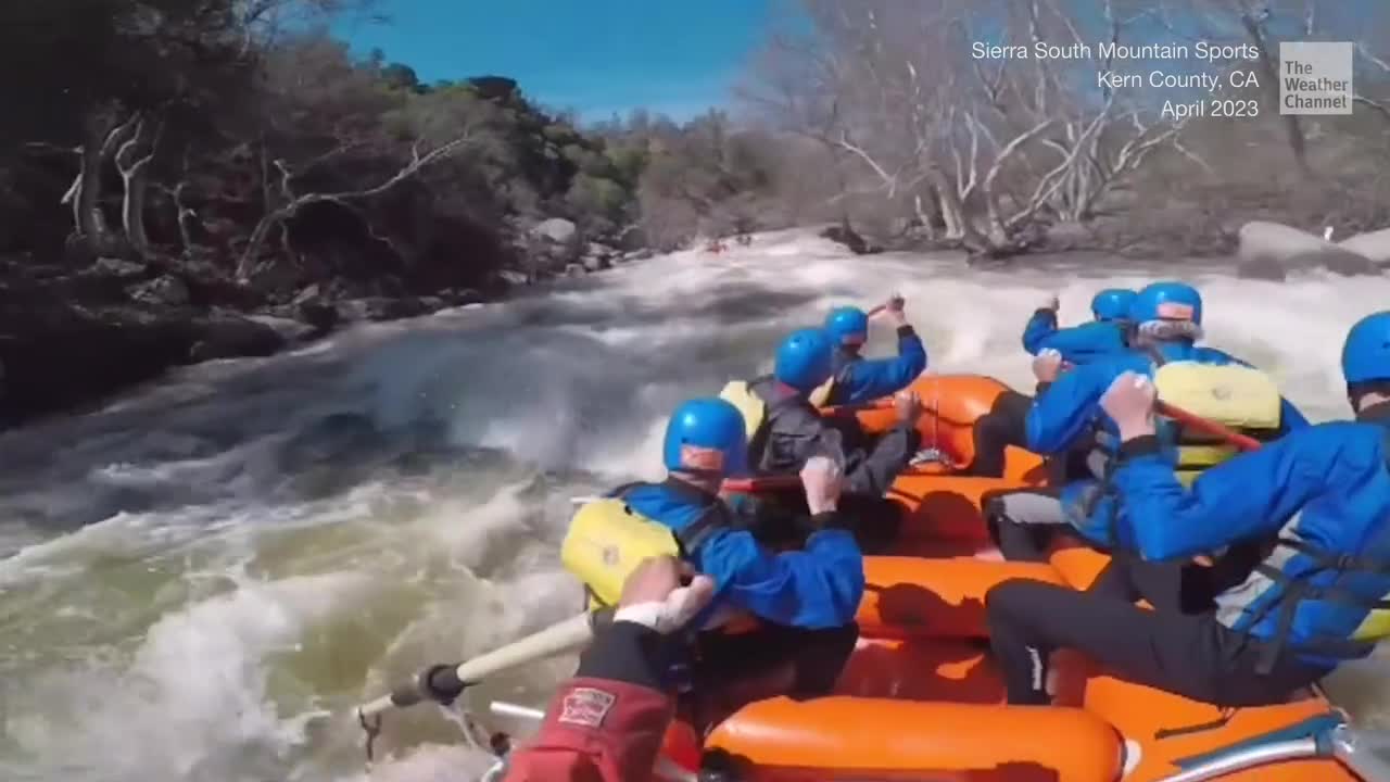 Melting Snow Fueling Excellent River Rafting Season