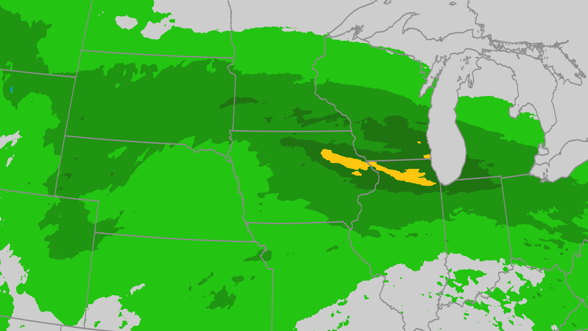 Rain keeps falling across the Midwest and Plains through the weekend