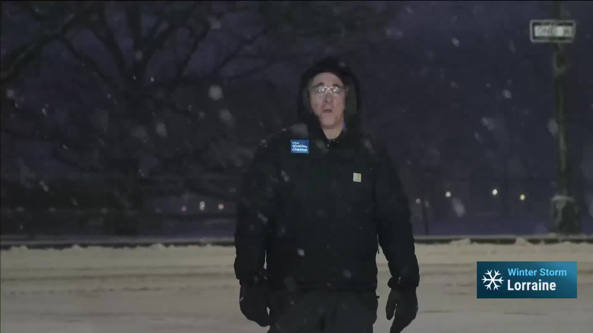 Mike Seidel Live From Snow-Covered Central Park In NYC
