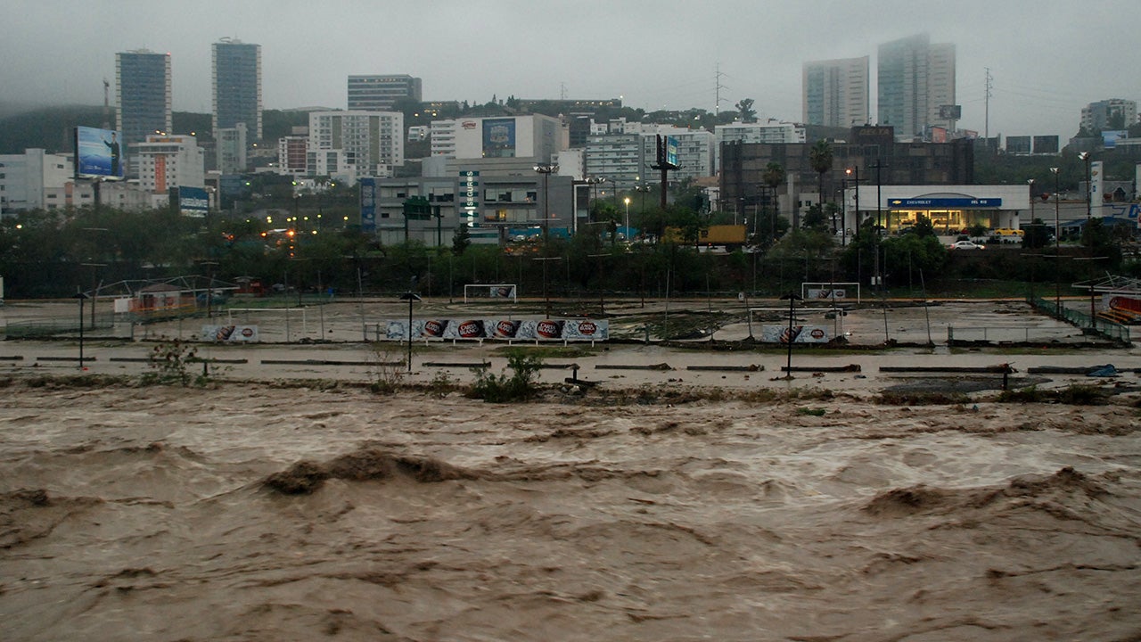 Monterrey, Mexico, flooding Hurricane Alex July 2010