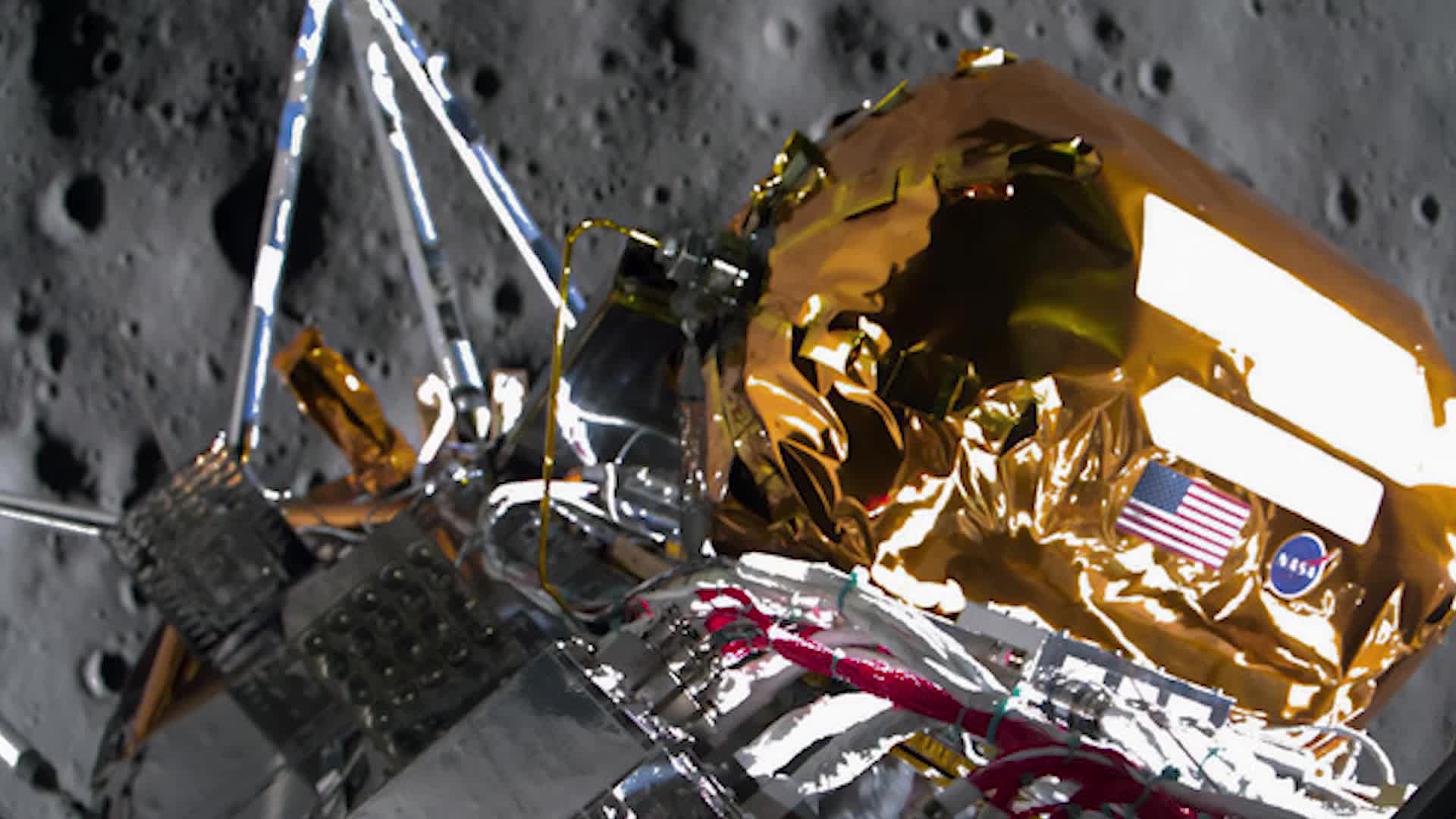 Moon Lander Powers Down After Eventful Week