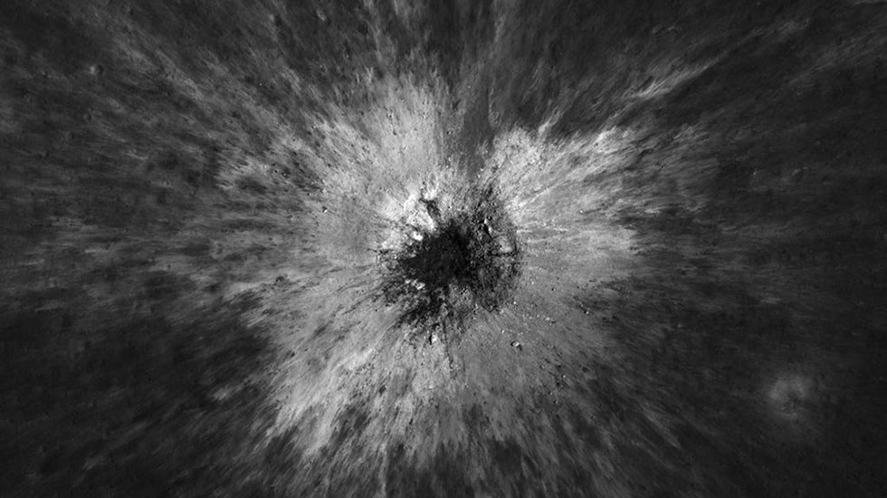 Scientists discover a massive new impact crater on the moon