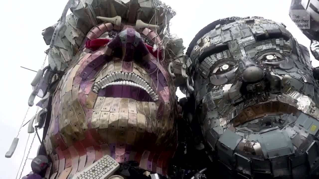 'Mount Recyclemore' Display Urges G7 Leaders to Tackle E-Waste