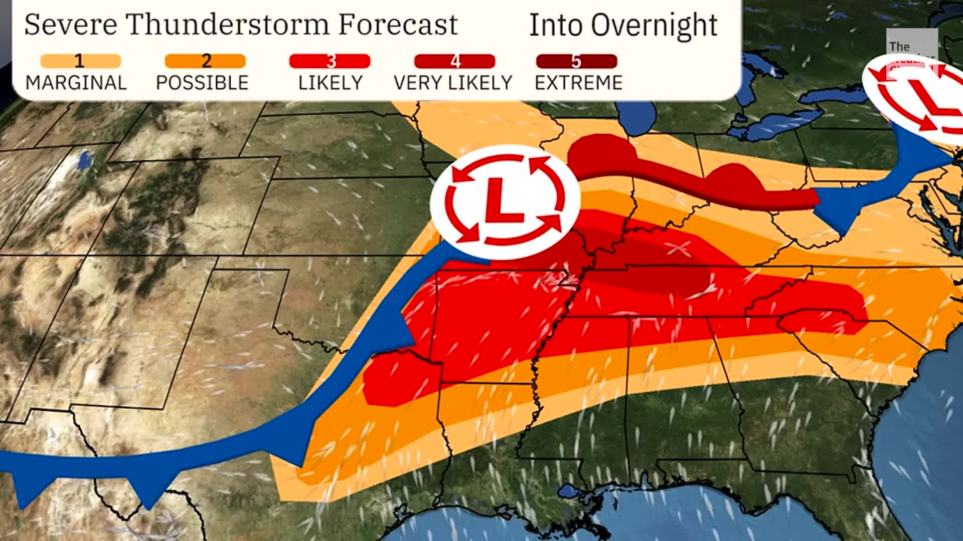 Multi-Day Severe Weather Outbreak Continues Tonight