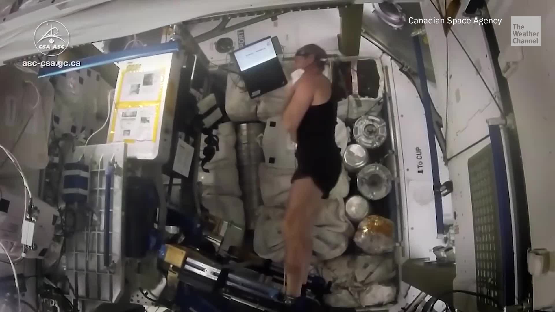 Must-See Video: Horizontal Running For Lunar Astronauts