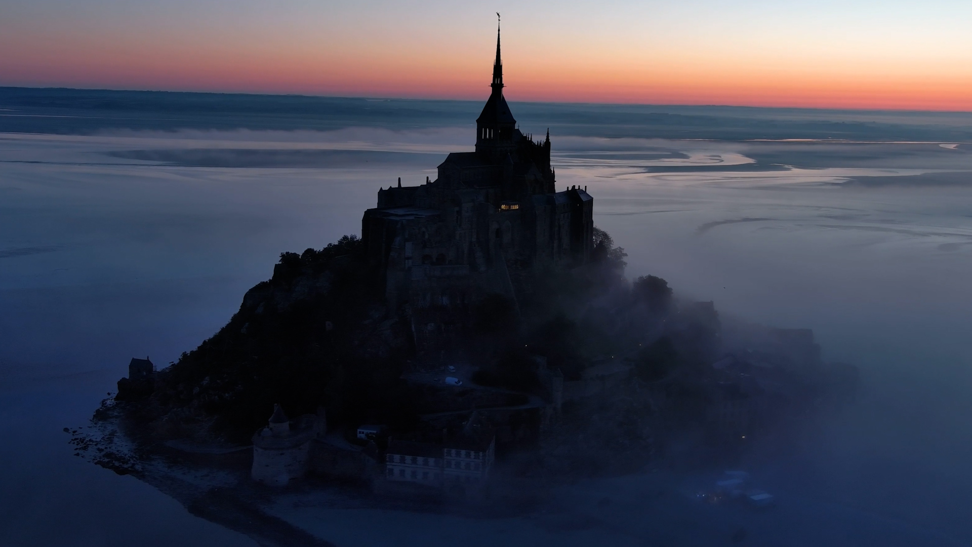 Castle In The Clouds? Weather Transforms French Landmark