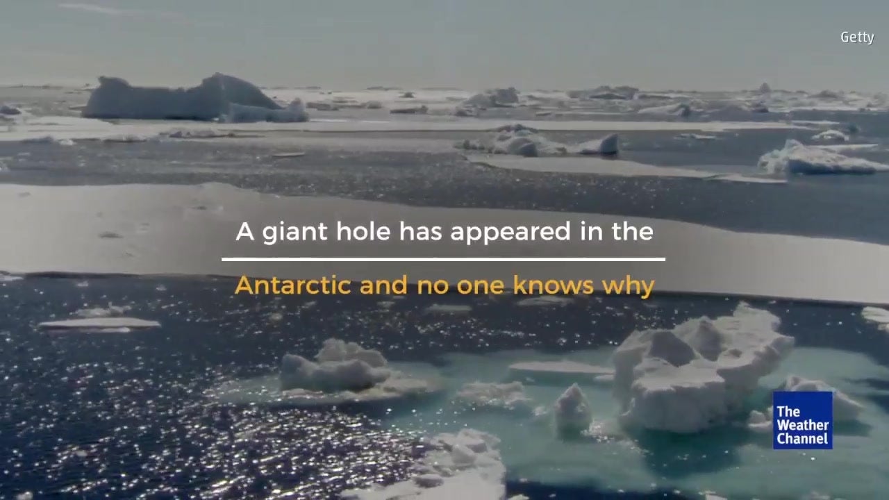 Mysterious Hole forms in Antarctica