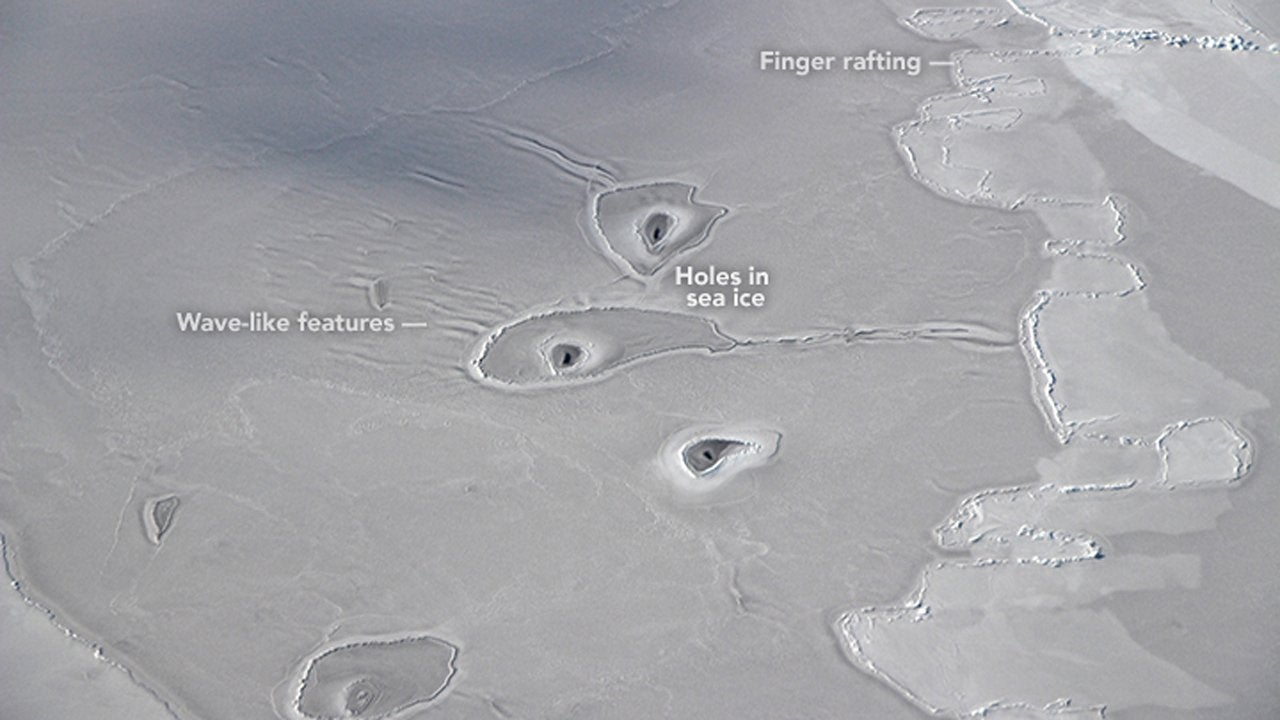NASA Scientists Spot Odd Circles in Arctic Ocean’s Ice